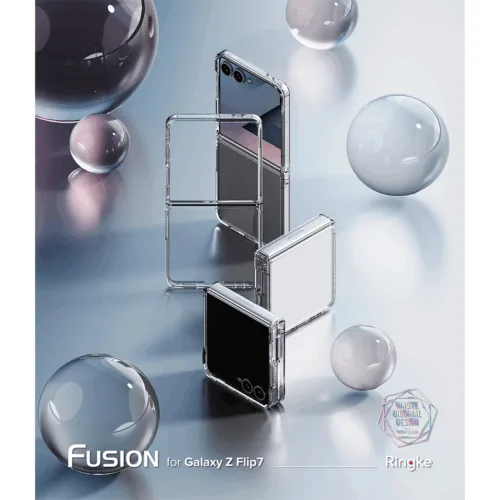 Ringke รุ่น Fusion - เคส Galaxy Z Flip 7 - สี Clear