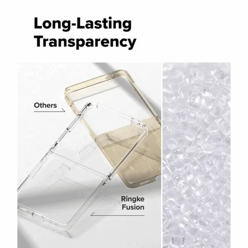 Ringke รุ่น Fusion - เคส Galaxy Z Flip 7 - สี Clear
