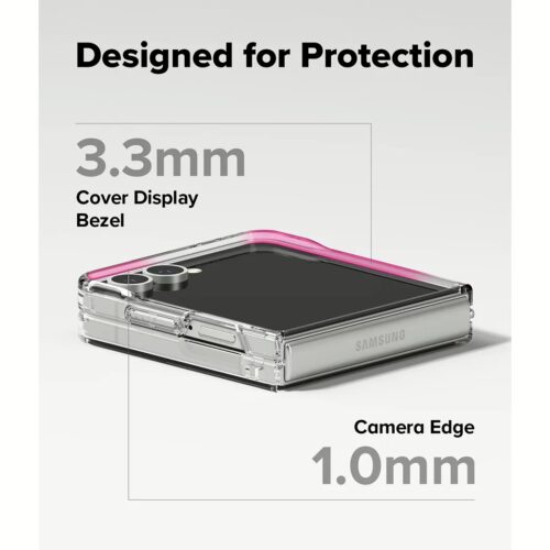 Ringke รุ่น Fusion Magnetic - เคส Galaxy Z Flip 7 - สี Clear - Image 12