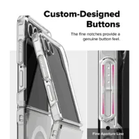 Ringke รุ่น Fusion Magnetic - เคส Galaxy Z Flip 7 - สี Clear