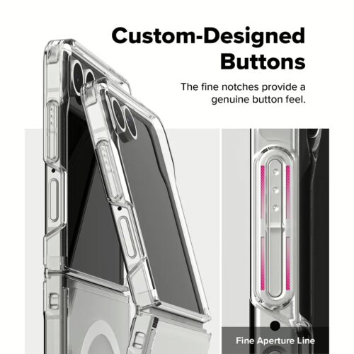 Ringke รุ่น Fusion Magnetic - เคส Galaxy Z Flip 7 - สี Clear - Image 15