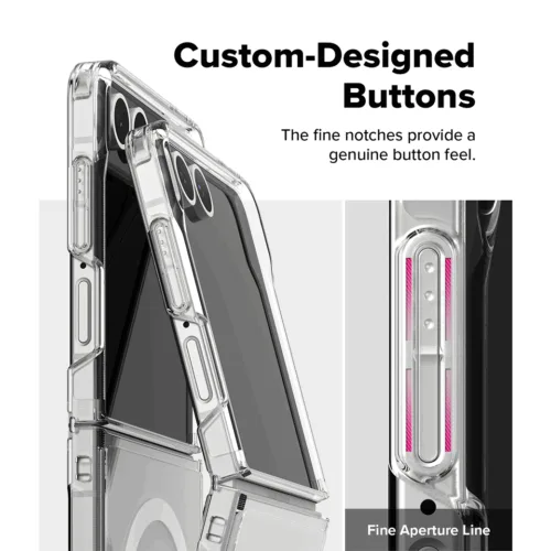 Ringke รุ่น Fusion Magnetic - เคส Galaxy Z Flip 7 - สี Clear
