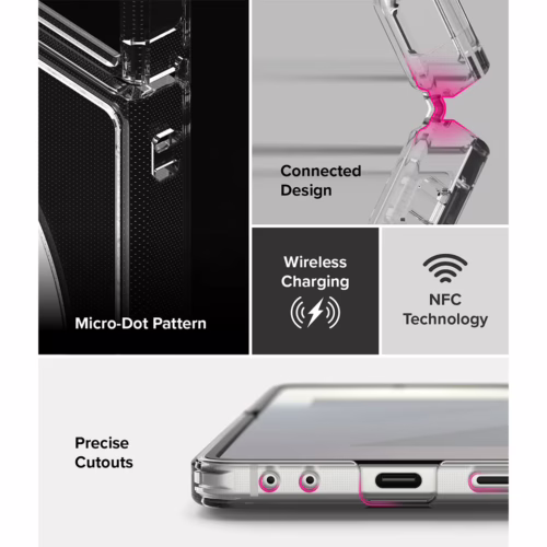 Ringke รุ่น Fusion Magnetic - เคส Galaxy Z Flip 7 - สี Clear - Image 16