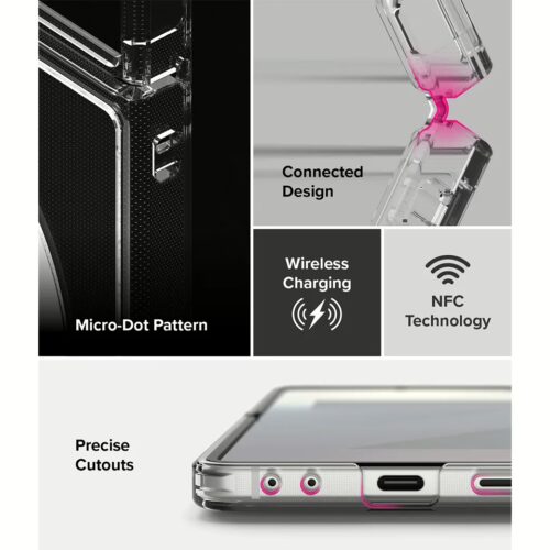 Ringke รุ่น Fusion Magnetic - เคส Galaxy Z Flip 7 - สี Clear - Image 16