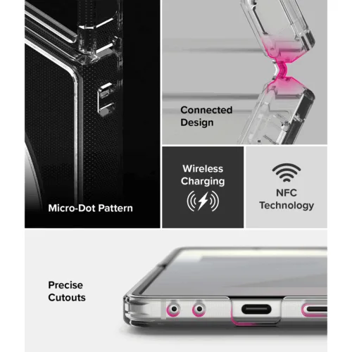 Ringke รุ่น Fusion Magnetic - เคส Galaxy Z Flip 7 - สี Clear