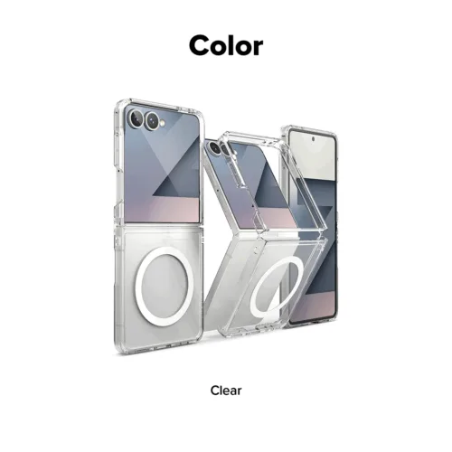 Ringke รุ่น Fusion Magnetic - เคส Galaxy Z Flip 7 - สี Clear