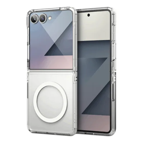 Ringke รุ่น Fusion Magnetic - เคส Galaxy Z Flip 7 - สี Clear