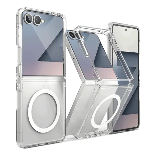 Ringke รุ่น Fusion Magnetic - เคส Galaxy Z Flip 7 - สี Clear