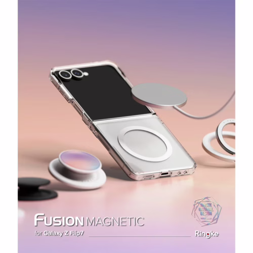 Ringke รุ่น Fusion Magnetic - เคส Galaxy Z Flip 7 - สี Clear - Image 5