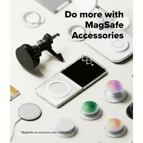 Ringke รุ่น Fusion Magnetic - เคส Galaxy Z Flip 7 - สี Clear - Image 6