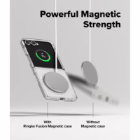 Ringke รุ่น Fusion Magnetic - เคส Galaxy Z Flip 7 - สี Clear