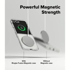 Ringke รุ่น Fusion Magnetic - เคส Galaxy Z Flip 7 - สี Clear