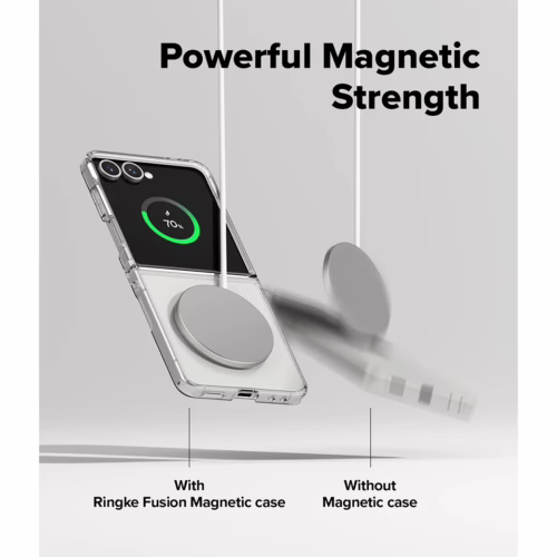 Ringke รุ่น Fusion Magnetic - เคส Galaxy Z Flip 7 - สี Clear - Image 7