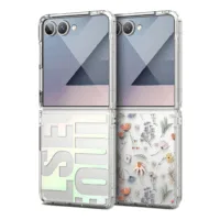 Ringke รุ่น Fusion Design - เคส Galaxy Z Flip 7 - สี Dry Flowers