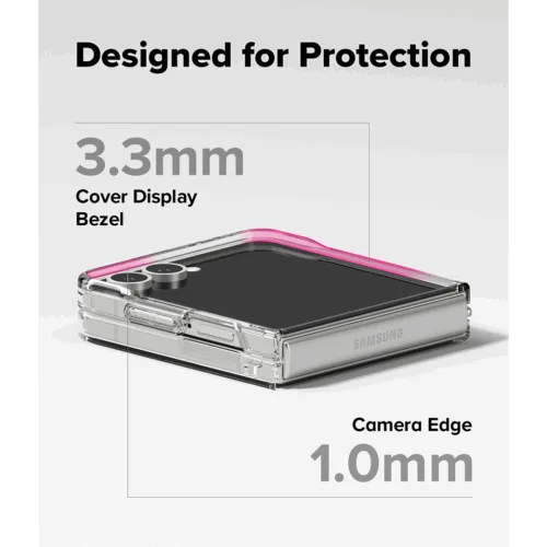 Ringke รุ่น Fusion Design - เคส Galaxy Z Flip 7 - สี Dry Flowers