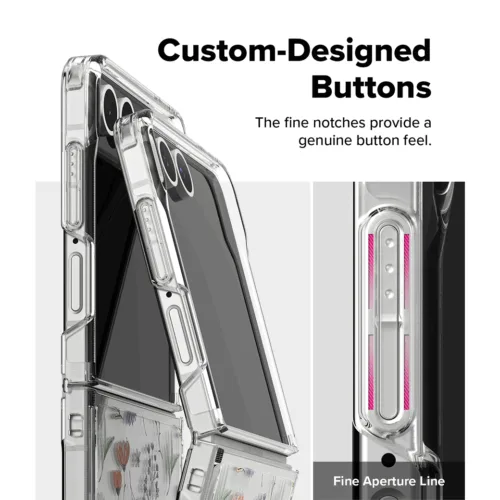 Ringke รุ่น Fusion Design - เคส Galaxy Z Flip 7 - สี Dry Flowers