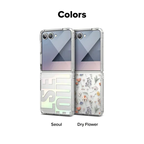 Ringke รุ่น Fusion Design - เคส Galaxy Z Flip 7 - สี Dry Flowers