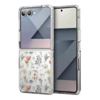 Ringke รุ่น Fusion Design - เคส Galaxy Z Flip 7 - สี Dry Flowers
