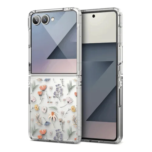 Ringke รุ่น Fusion Design - เคส Galaxy Z Flip 7 - สี Dry Flowers