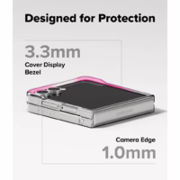 Ringke รุ่น Slim Magnetic - เคส Galaxy Z Flip 7 - สี Clear
