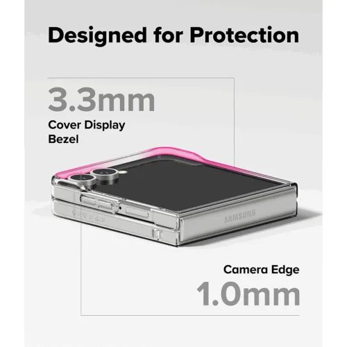 Ringke รุ่น Slim Magnetic - เคส Galaxy Z Flip 7 - สี Clear