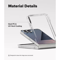 Ringke รุ่น Slim Magnetic - เคส Galaxy Z Flip 7 - สี Clear