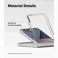 Ringke รุ่น Slim Magnetic - เคส Galaxy Z Flip 7 - สี Clear