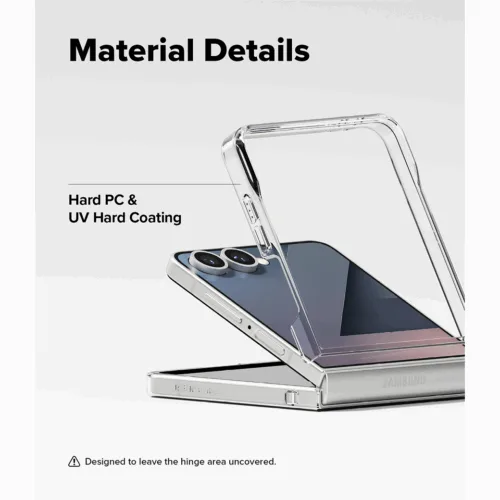 Ringke รุ่น Slim Magnetic - เคส Galaxy Z Flip 7 - สี Clear