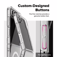Ringke รุ่น Slim Magnetic - เคส Galaxy Z Flip 7 - สี Clear