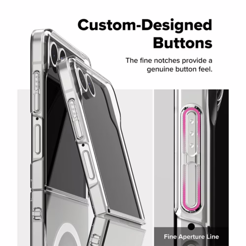 Ringke รุ่น Slim Magnetic - เคส Galaxy Z Flip 7 - สี Clear - Image 14