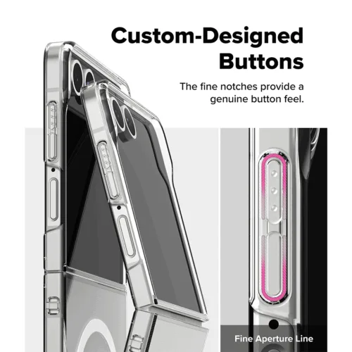 Ringke รุ่น Slim Magnetic - เคส Galaxy Z Flip 7 - สี Clear