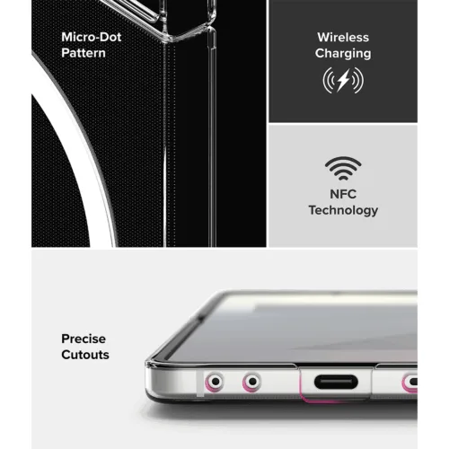Ringke รุ่น Slim Magnetic - เคส Galaxy Z Flip 7 - สี Clear