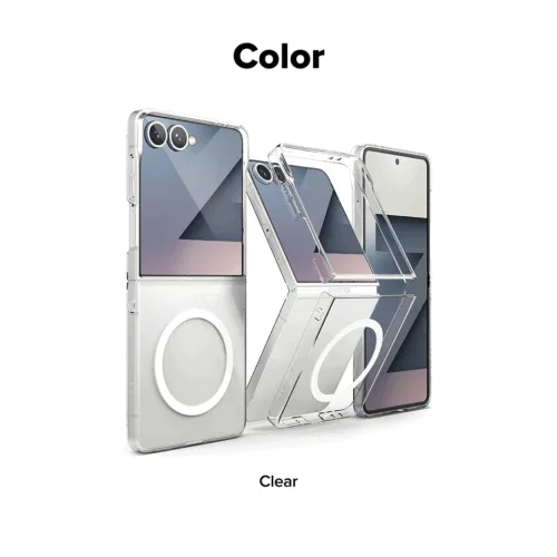 Ringke รุ่น Slim Magnetic - เคส Galaxy Z Flip 7 - สี Clear