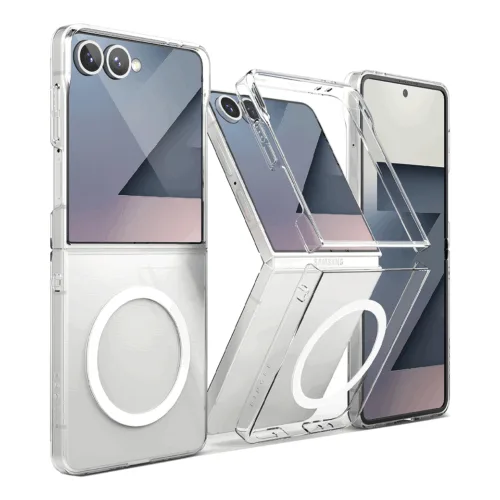 Ringke รุ่น Slim Magnetic - เคส Galaxy Z Flip 7 - สี Clear