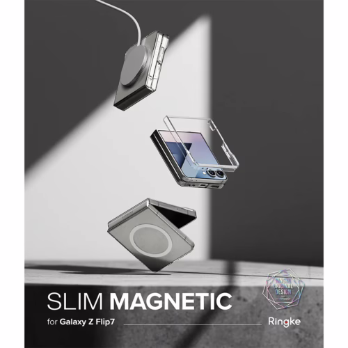 Ringke รุ่น Slim Magnetic - เคส Galaxy Z Flip 7 - สี Clear - Image 5