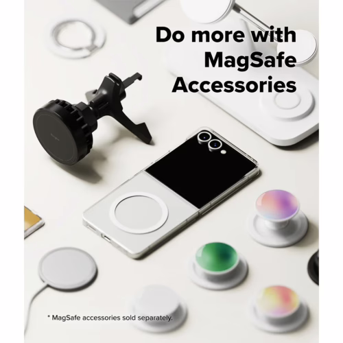Ringke รุ่น Slim Magnetic - เคส Galaxy Z Flip 7 - สี Clear - Image 6