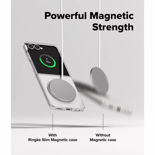 Ringke รุ่น Slim Magnetic - เคส Galaxy Z Flip 7 - สี Clear - Image 7
