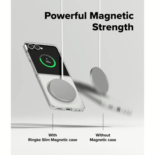 Ringke รุ่น Slim Magnetic - เคส Galaxy Z Flip 7 - สี Clear - Image 7