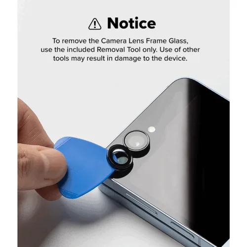 Ringke รุ่น Camera Lens Frame Glass - กระจกเลนส์กล้อง Galaxy Z Flip 7 (ฟิล์ม2ชิ้น)