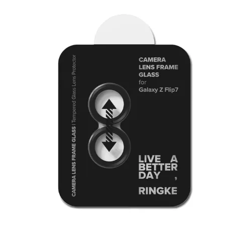 Ringke รุ่น Camera Lens Frame Glass - กระจกเลนส์กล้อง Galaxy Z Flip 7 (ฟิล์ม2ชิ้น)