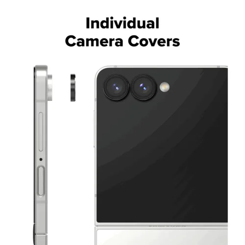 Ringke รุ่น Camera Lens Frame Glass - กระจกเลนส์กล้อง Galaxy Z Flip 7 (ฟิล์ม2ชิ้น)