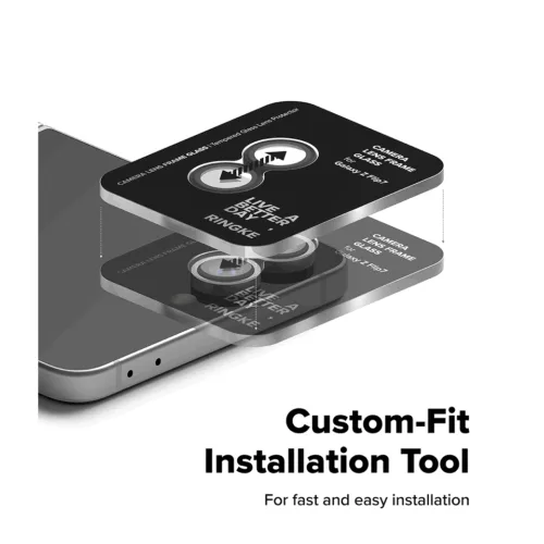 Ringke รุ่น Camera Lens Frame Glass - กระจกเลนส์กล้อง Galaxy Z Flip 7 (ฟิล์ม2ชิ้น)