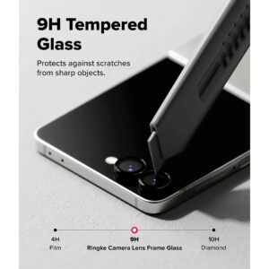 Ringke รุ่น Camera Lens Frame Glass - กระจกเลนส์กล้อง Galaxy Z Flip 7 (ฟิล์ม2ชิ้น)