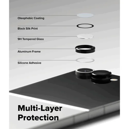 Ringke รุ่น Camera Lens Frame Glass - กระจกเลนส์กล้อง Galaxy Z Flip 7 (ฟิล์ม2ชิ้น)