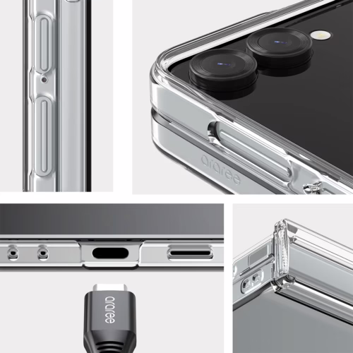 Araree รุ่น Nukin 360 - เคส Galaxy Z Flip 7 - สี Clear - Image 9