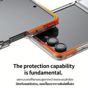 Araree รุ่น Duple M - เคส Galaxy Z Flip 7 - สี Clear