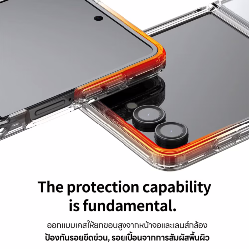 Araree รุ่น Duple M - เคส Galaxy Z Flip 7 - สี Clear - Image 10