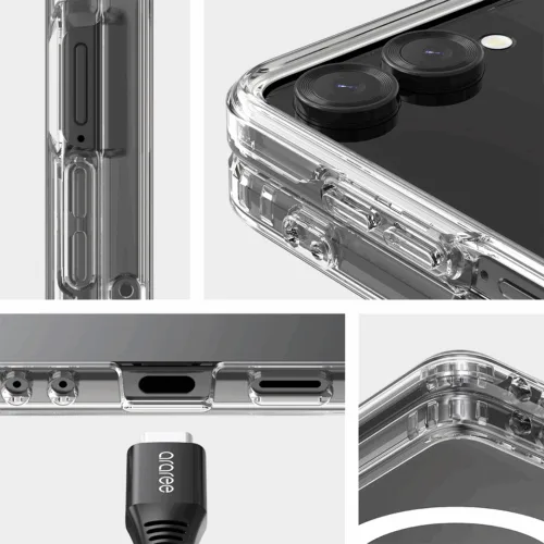 Araree รุ่น Duple M - เคส Galaxy Z Flip 7 - สี Clear