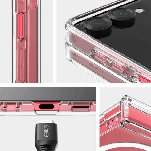 Araree รุ่น Duple 360 M - เคส Galaxy Z Flip 7 - สี Clear