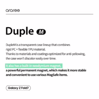 Araree รุ่น Duple M - เคส Galaxy Z Fold 7 - สี Clear